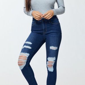 PACSUN Indigo Blue Super Stretch Jeggings 26